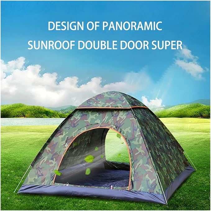 Lightweight Camping Tent Outdoor Easy Set Up Automatic Tent Portable Backpacking Windproof