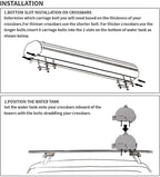 Solar Shower, Portable Water Tank for Camping Shower, Camp Shower, Roof Rack Shower for Hiking, Car Wash, Pet Cleaning