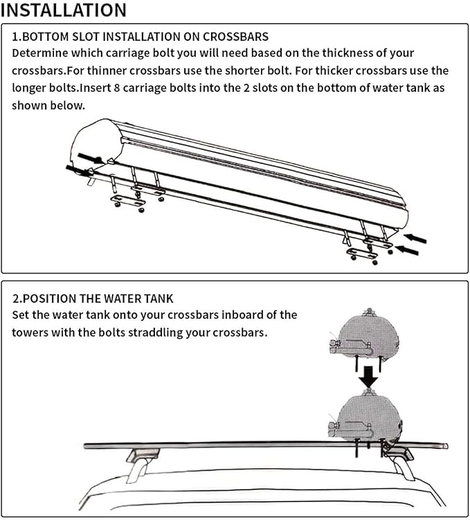 Solar Shower, Portable Water Tank for Camping Shower, Camp Shower, Roof Rack Shower for Hiking, Car Wash, Pet Cleaning