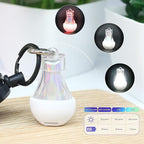 Mini Lantern LED Flashlight, Small Keychain Flashlight Rechargeable USB, Waterproof Pocket Purse Light with Magnetic for Camping Nighttime, EDC Gear Tools Keychian Light (White-4Pcs)
