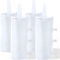 ABCCANOPY Canopy Weights Set of 4-120LBS Sand Bags for Pop up Tent, Weight Bags for Outdoor Gazebo, Trampoline, Pergola, White (Without Sand)