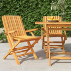 Folding Patio Chairs 2 pcs,Outdoor Chairs,Club Chairs,Decorative Chair,Camping Chair,Camping Chair,Reception Chair,Bistro Chair,for Patio,Balcony,Party,24"x26.4"x35.4" Solid Wood Teak