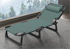 TOWINE Camping Cots for Adults Recliner Folding Bed Single Office Nap Bed Simple Multi-Functional Recliner Outdoor Leisure Nap Folding Bed Sleeping Cot for Camping Pool Beach (Color : 1, Size : F)