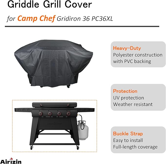 Patio Cover for Camp Chef Gridiron 36 Griddle,for Campchef Gridiron Pro 4-Burner Flat Top Grill Cover PC36XL