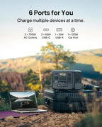 BLUETTI AC50B Solar Generator with 100W Solar Panel Included (Ships Separately), 448Wh/700W Portable Power Station, 65W USB-C PD Output, LiFePO4 Battery Backup for Travel, Camping, Outage