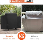 Arcedo Grill Cover Compatible with Pit Boss 440D, PB440d2, Rancher 700, 700D, 700S, 700SC, Camp Chef, Heavy Duty Waterproof Outdoor BBQ Smoker Wood Pellet Grill Cover