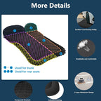 SUV Air Mattress for Camping, Air Mattress for Car Compatible with SUV, Camping Bed with Pump, Inflatable Sleeping Pad for Car Backseat, Truck Travel Bed for Road Trip (Black)