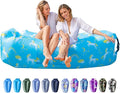 AlphaBeing Inflatable Lounger Beach Chair Accessories, Air Sofa Hammock Inflatable Couch for Camping Backyard Lakeside with Compression Sacks, Ideal Outdoor Gifts for Adults