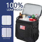 Cooler Backpack, 30 Can Backpack Cooler 4-Sided Cold Retention Technology, Lightweight & Hands-Free for Beach, Camping