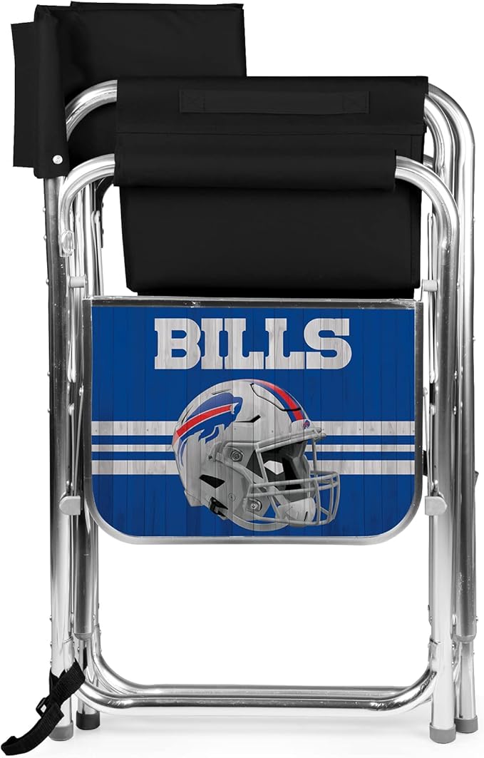 Picnic TIME NFL Unisex-Adult NFL Sports Chair with Side Table, Beach Chair, Camp Chair for Adults