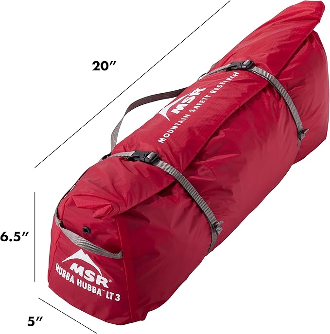 MSR Hubba Hubba LT 3-Person Lightweight Backpacking Tent
