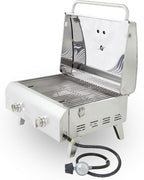 Pit Boss Grills 75275 Stainless Steel Two-Burner Portable Grill