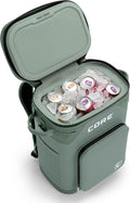 CORE Magnetic Leak Proof Soft Cooler with Waterproof Zipper | Insulated Bag Portable Ice Chest Box | Best Soft Cooler for Food & Beverages for Tailgating, Car Camping, Travel, and Family Beach Picnics
