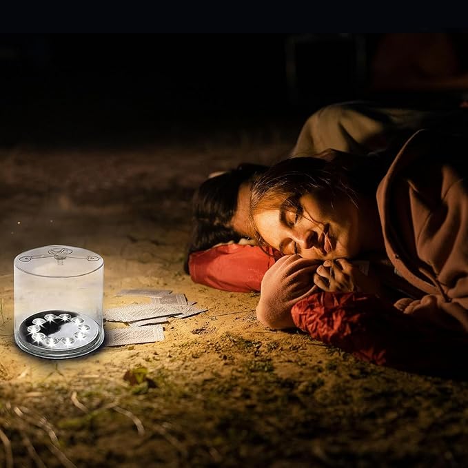 ByteX Solar Rechargeable Inflatable LED Lanterns 90 Lumens, Waterproof, USB Charging, Ideal for Camping, Backpacking, Emergencies, Lightweight, Portable, Durable Lanterns for Outdoor Adventures (2)