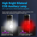 150W Rechargeable Handheld Spotlight 18,000 High Lumens, Super Bright Zoomable XHP360 Spot Light Searchlight with USB Output, Large Capacity Powerful LED Flashlight for Home Emergency Boating Camping