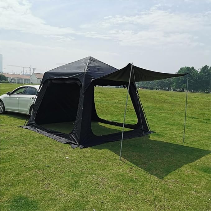 Tent Outdoor Family Camping Waterproof Tent Rear Extended Shade Tent Suitable for 5-8 People Camping Tent Outdoor Tent