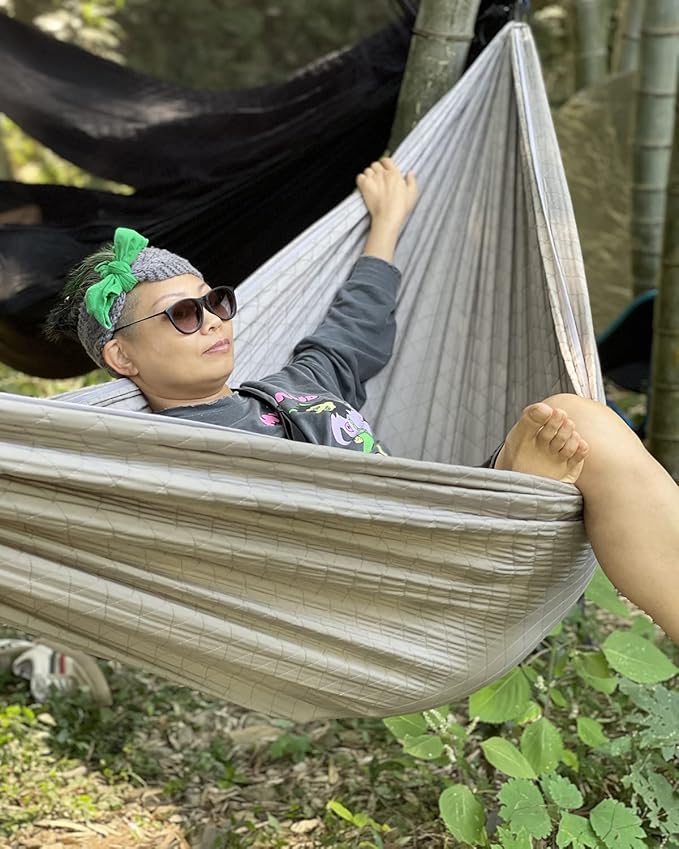 Sunyear Camping Hammock 4 Season Quilted Winter Hammock- Cozy and Durable, Best for Cold Weather
