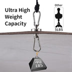 Heavy Duty Magnetic Clips with Carabiner, 8-Pack (4 Pairs) | 40LB Strong Silver Neodymium Magnets for Tent, Awning, RV & Cruise Cabin | No Drill Hooks, Camping Essentials & Tent Accessories
