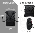 Xtreme Sight Line ~ AQUA RT ~ Large Water-Proof Faraday Backpack for Laptops, Tablets, and Mid-Size Electronics ~ Tracking/Hacking Defense ~ Fits most laptops up to 17" ~ Silver