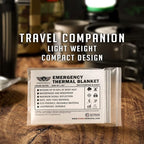 EVERLIT Survival Emergency Mylar Thermal Blankets -Space Blanket Survival kit Camping Blanket Perfect for First Aid Kit Outdoors, Hiking, Survival,Bug Out Bag,Marathons (Silver, 4 Pack)
