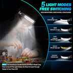 Headlamp Flashlight,3 Pack Super Bright 2000 Lumen Head Lamp,230°Wide Beam 1500mAh Lampe Frontale,5 Modes IPX5 Waterproof 0.14lb Lightweight Headlights for Camping Essentials Hiking