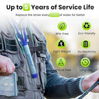 Purewell Outdoor Water Personal Water Filtration Straw Emergency Survival Gear Water Purifier for Camping Hiking Climbing Backpacking(2PCS)