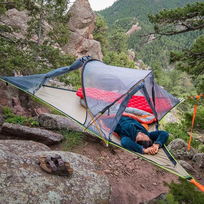 Tentsile Connect V3 2-Person Tree Tent Hammock, The Original Tree Tent Company, 880 Pound Capacity, Portable Treehouse, Heavy Duty Ratchets Included, Designed in The UK