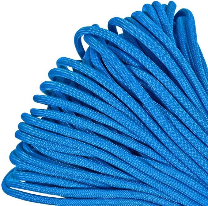 Paracord Planet 550 Paracord – 200+ Colors – Hanks from 10-100 Feet and Spools of 1000 Feet – Great Multi-Use Cord!