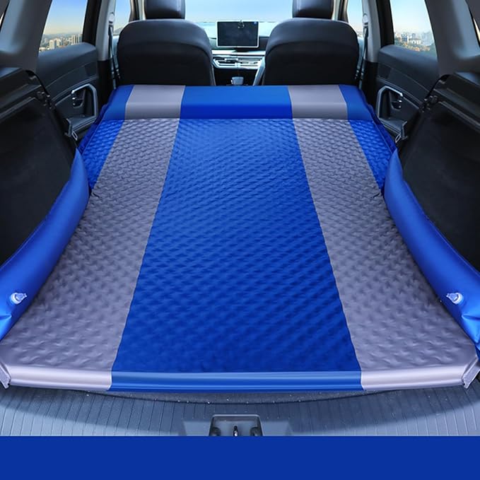 Inflatable Car Air Mattress for Toyota Prius/Prius+ XW50 XW30/5.Gen 2003-2025 Air Mattress Camping Bed Car Sleeping Bed Portable Foldable Car Air Bed,Blue