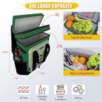 Backpack Cooler - AYAMAYA Upgrade Leakproof Cooler Backpack with Padded Top Handle, 40 Cans Large Waterproof Insulated Camping Coolers for Beach, Fishing, Picnic, Travel, BBQ