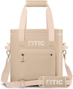 RTIC 20 Can Ultra-Tough Soft Cooler Pro, Insulated, Waterproof, Leak Proof, Portable Floating Bag for Beverage, Drink, Lunch, Outdoor, Beach, Car,Camping, Picnic, Fishing, Boat