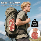 Retro Cute Alpacas Red Hammocks for Camping with Portabl Carry Bag Backyard Hammock for Camping & Hiking Essential