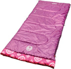 Coleman Kids 45°F Sleeping Bag for Children up to 5ft 5in Tall, Lightweight & Warm Sleep Sack for Indoor/Outdoor Use, Machine Washable