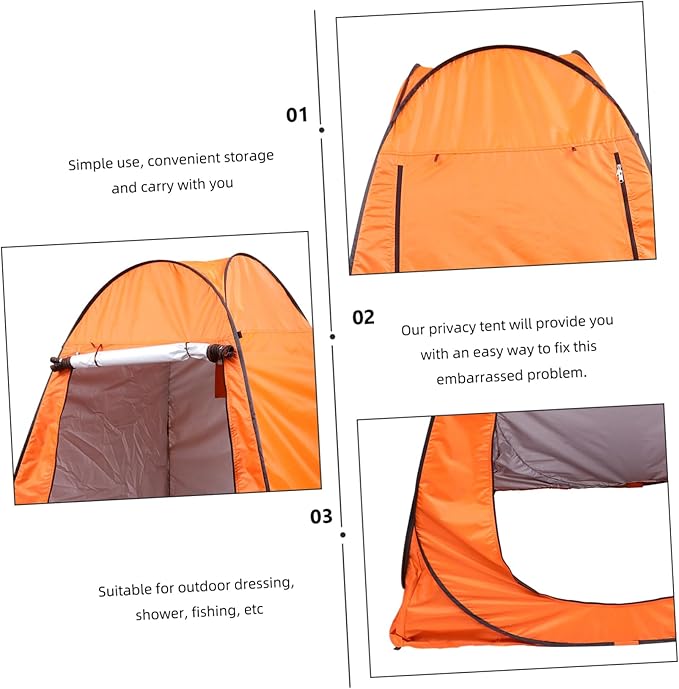 POPETPOP Automatic Changing Tent for Outdoor Camping Fishing and Portable Privacy Shelter Waterproof Material Easy Setup for Beach Hiking and Restroom Use