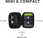 LHOTSE Ultra Bright Mini Hands Free LED Clip on Cap Light - Rechargeable Waterproof Hat Light Flashlight Portable Headlamp for Fishing Camping Hand Work Baseball Caps