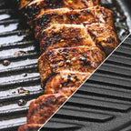 Reversible 12-Inch Double Handled Cast Iron Stovetop Grill/Griddle