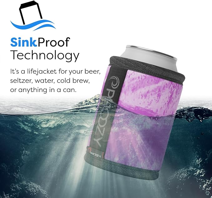 PHOOZY Insulated Can Cooler for 12oz Cans with NASA-Inspired Technology - Patented Koozie That Keeps Drinks Cold 10x Longer - Lightweight Beer Koozie for Outdoor Adventures - Pink