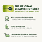 GreenPan Valencia Pro Hard Anodized Healthy Ceramic Nonstick 10" Frying Pan Skillet, PFAS-Free, Induction, Dishwasher Safe, Oven Safe, Gray