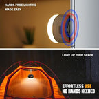 Rechargeable LED Camping Lantern, 300H Runtime, 6400mAh, IPX5 Waterproof Tent Light for Camping, Hiking, Power Outages, Home, Emergency - Standard Edition,Orange
