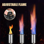 Powerful Propane Torch, Blow Torch with Adjustable Flame, Flamethrower Kitchen Torch Burner Gas Welding Kits for Grill, BBQ, Searing Steak, Camping & Charcoal Torch Lighter(Tank Not Included)