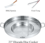 Propane Burner for Outdoor Cooking (Concave Comal Set)