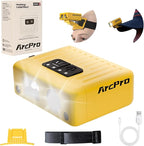 Ultra-Light (1.16oz) LED Clip on Hat Light with Motion Sensor - USB-C Rechargeable Cap Light, 5 Modes with Red Light, IPX6 Waterproof Headlamp for Fishing Hands-Free Clip-on Light (Yellow)
