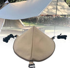 Tarp Connecting Cap Tent Connect Hat Waterproof with Guy Ropes Adapter Camping Tent Accessory for Backpacking Travel Picnic