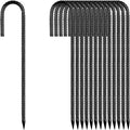 Rebar Stakes 12 Inch Black 32pcs