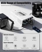 5000 watt Power Inverter 12V to 110V/120V, Solar Inverter Remote for RV Camping Off-Grid Solar Inverter Systems