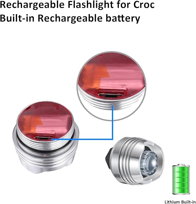 RAHAN Rechargeable Headlights for Shoe,2pcs Wearable Shoe Lights for Shoes for Kids Adults,3 Light Modes,Waterproof Lights for Dog Walking, Camping, Jogging, Hiking, Silver