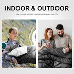 XXL Winter Sleeping Bags for Adults Cold Weather,Camping Sleeping Bag for Kids with Compression Sack,4 Season Camping Essentials Gear for Hiking,Traveling,Outdoor,Backpacking,Climbing