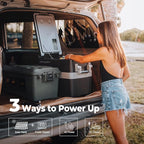 BougeRV 12V Portable Refrigerator Fridge Freezer Portable Car Fridge 53 Quart Electric Cooler12V/24V DC 110~240 V AC for RV Truck Jeep Pickup SUV Van Boat Camping Tailgating Road Trip Outdoor Travel