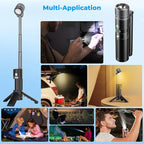 AsFrost Flashlight Camping Lights 2in-1, 180°Flip Dual Lamp 8-Mode LED Bright Weird Cool Unique Flash Light Camp Lantern Waterproof 4500mAh Type-C for Outdoor Home Emergency, Gift for Teen Men Women