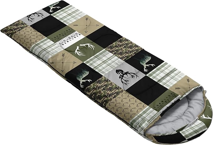 HOSIMA Butterfly Sleeping Bags for Adults and Kids for Camping,Black Gothic Ultralight Sleeping Bag for Cold Weather Summer.